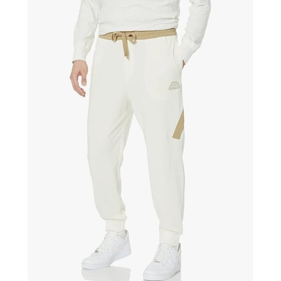 A/X Armani Exchange Other - Armani Exchange Sweatpants Mens Large Beige Colorblock Joggers Pants Drawstring